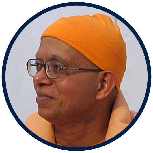 Swami Shantatmananda is the secretary of Ramakrishna mission in Delhi.